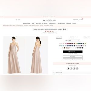 Dessy Bridesmaid Dress - Alfred Sung - Style D750